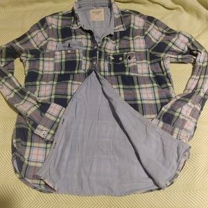 Abercrombie and Fitch Mens plaid shirt sz M